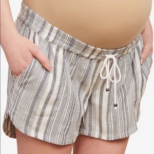 Jessica Simpson Maternity shorts blu/white Sz XL